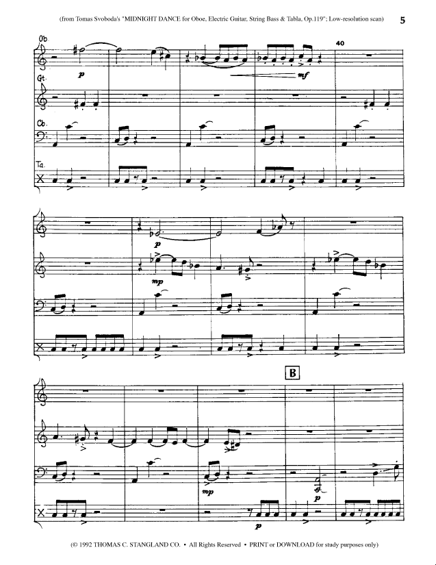 Sheet music